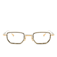 Palladium and 18K Gold & Olive Inlay