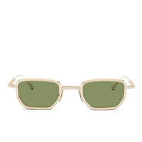 16K Gold and Palladium & Vintage Crystal Inlay/Solid Green G15