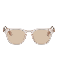 Pink Crystal & Palladium/Solid Beige