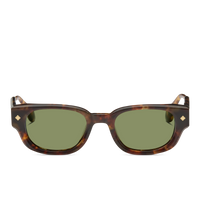 Medium Tortoise & 24K Gold/Solid Green G15