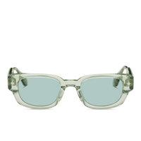 Emerald Crystal & Palladium/Solid Teal
