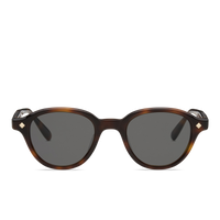 Medium Tortoise & 14K Gold / Solid Grey