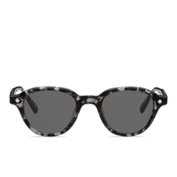Black-Grey Tortoise & Palladium / Solid Grey