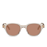Sand Crystal & 14K Gold / Solid Brown