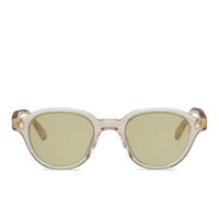 Sand Crystal & 14K Gold / Solid Olive