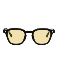 Black & Palladium/Solid Yellow