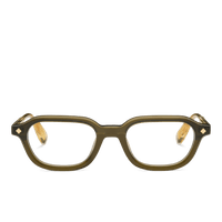 Deep Green & Vintage Crystal & 18K Gold