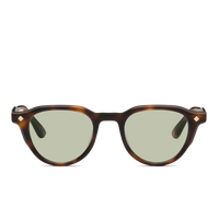 Medium Tortoise & 18K Gold/Solid Green G13