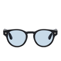Black & Palladium/Solid Blue