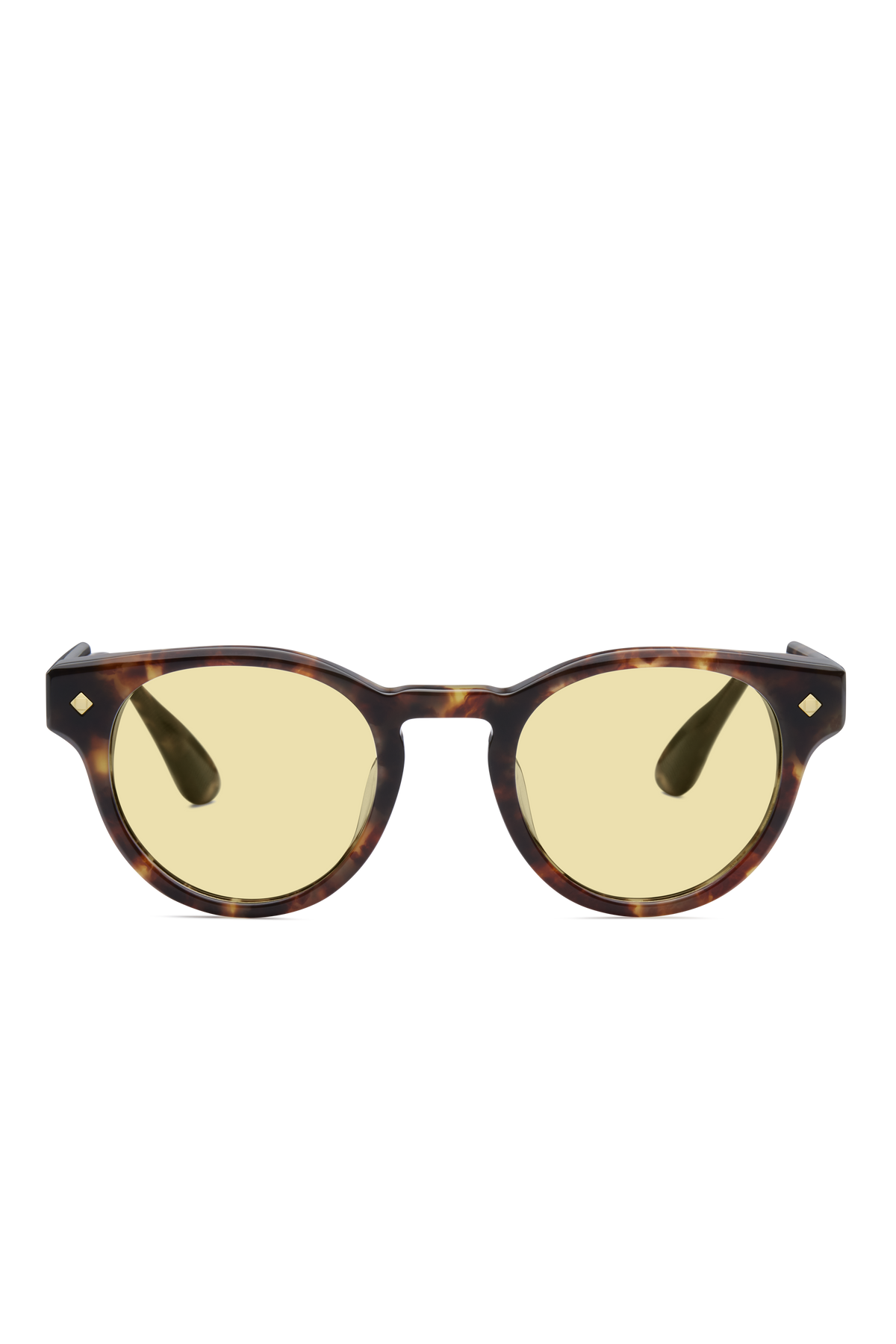 GOLDEN HOUR 51mm Round Sunglass Disclosure - Round Gold Frame Prescription Sunglasses  main image 3