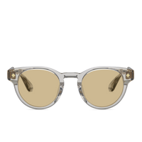 Beige Crystal & 24K Gold/Solid Bronze