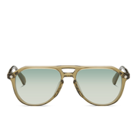 Khaki Crystal & Palladium/Gradient Blue Green