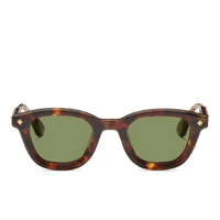 Medium Tortoise & 24K Gold/Solid Green G15