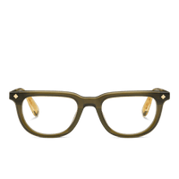 Deep Green & Vintage Crystal & 18K Gold