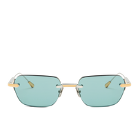 Palladium & 18K Gold/Solid Teal